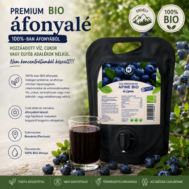 Bio Áfonyalé 1.3 L Bag